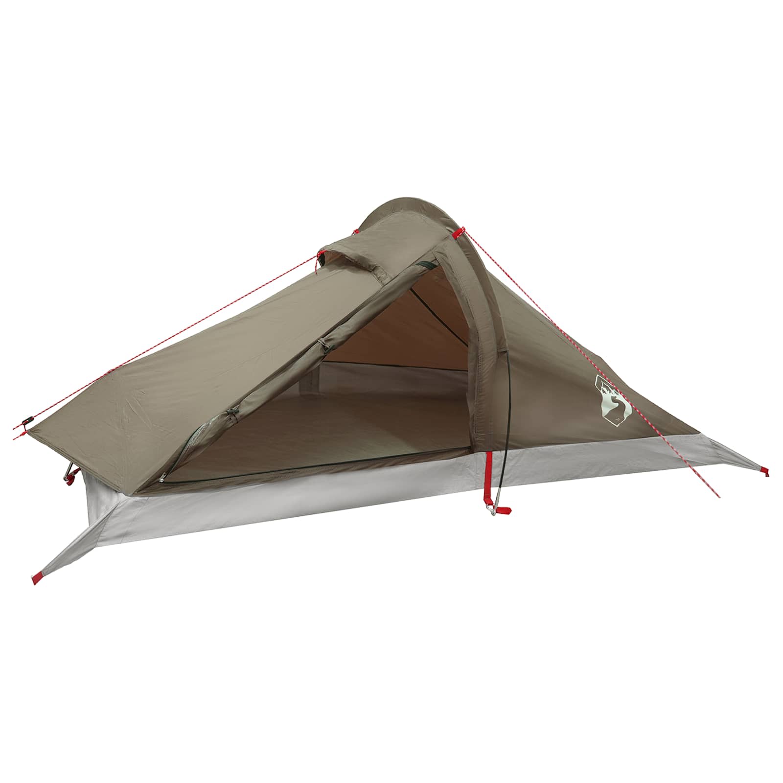 Tenda da backpacking 4 persona Marrone e Grigio