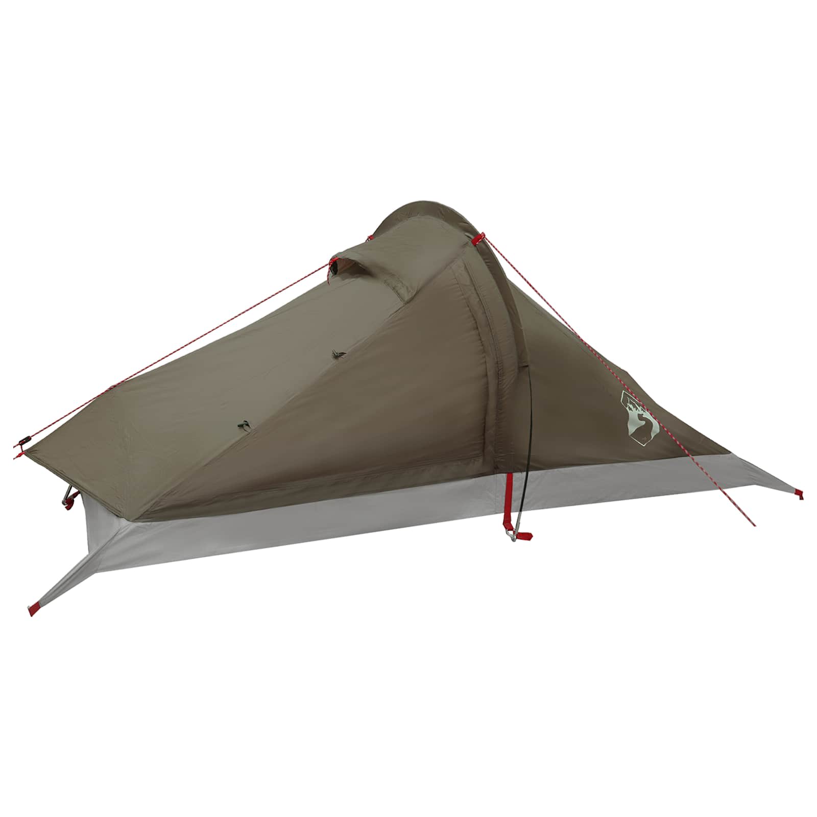 Tenda da backpacking 4 persona Marrone e Grigio