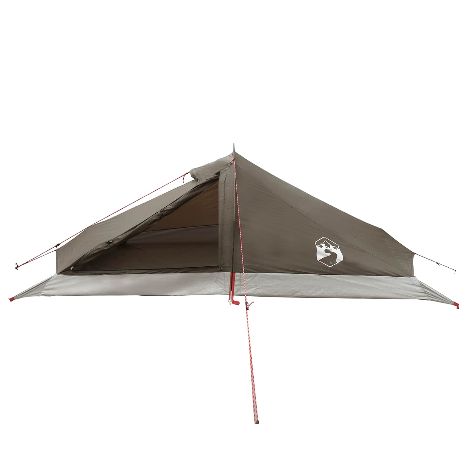 Tenda da backpacking 2 persona Marrone e Grigio