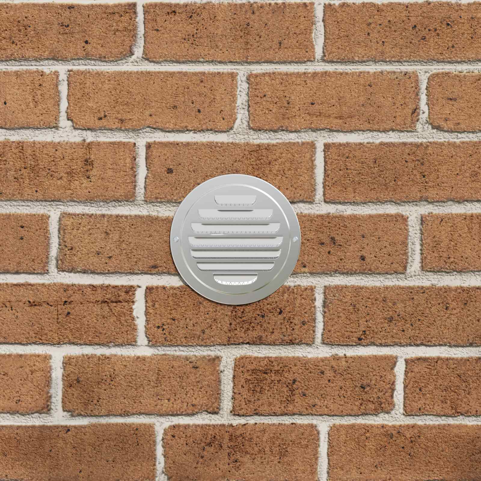 Coperture per ventilazione d'aria 4 pz Argento 80 mm