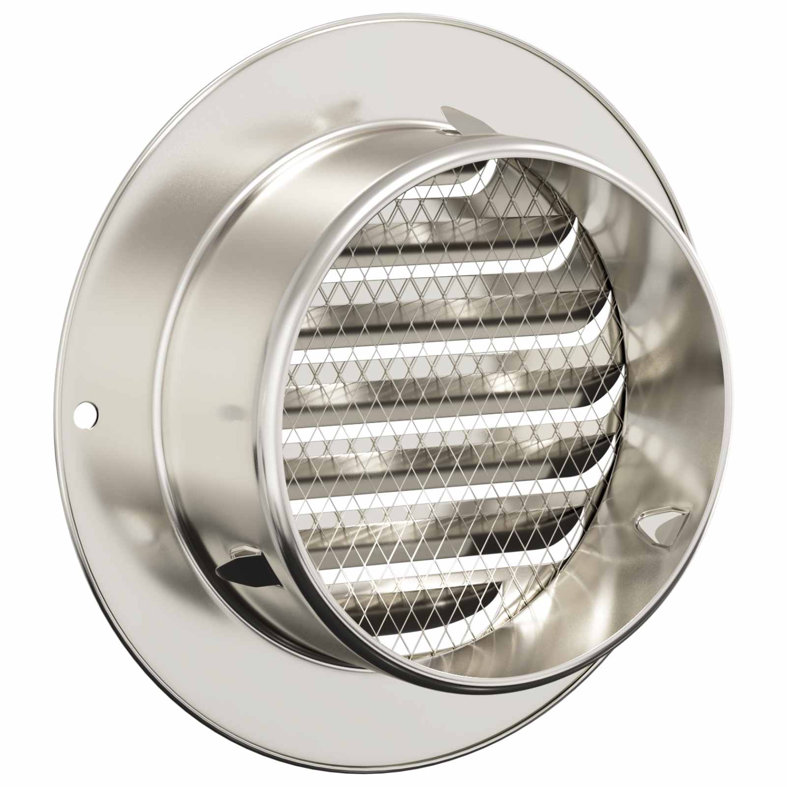 Coperture per ventilazione d'aria 4 pz Argento 80 mm