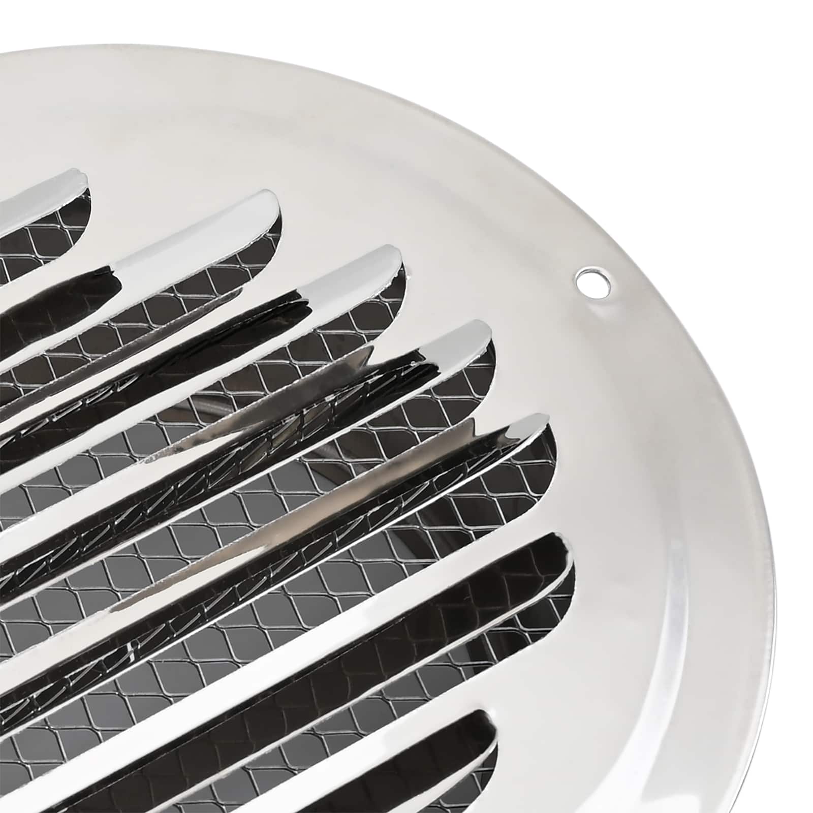 Coperture per ventilazione d'aria 4 pz Argento 80 mm