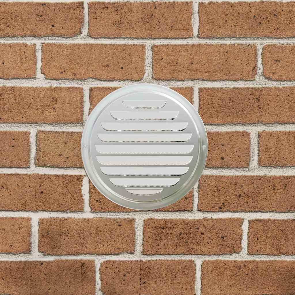 Coperture per ventilazione d'aria 4 pz Argento 200 mm