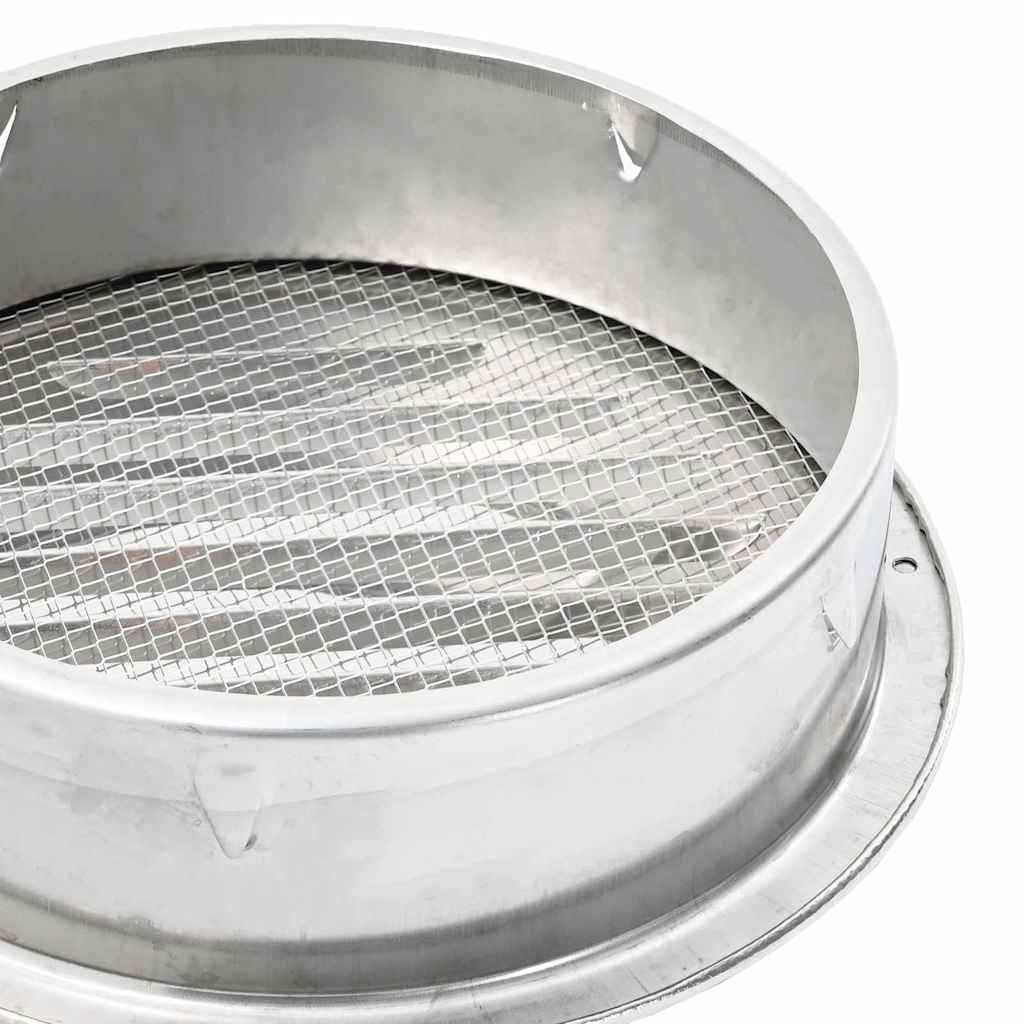 Coperture per ventilazione d'aria 4 pz Argento 200 mm