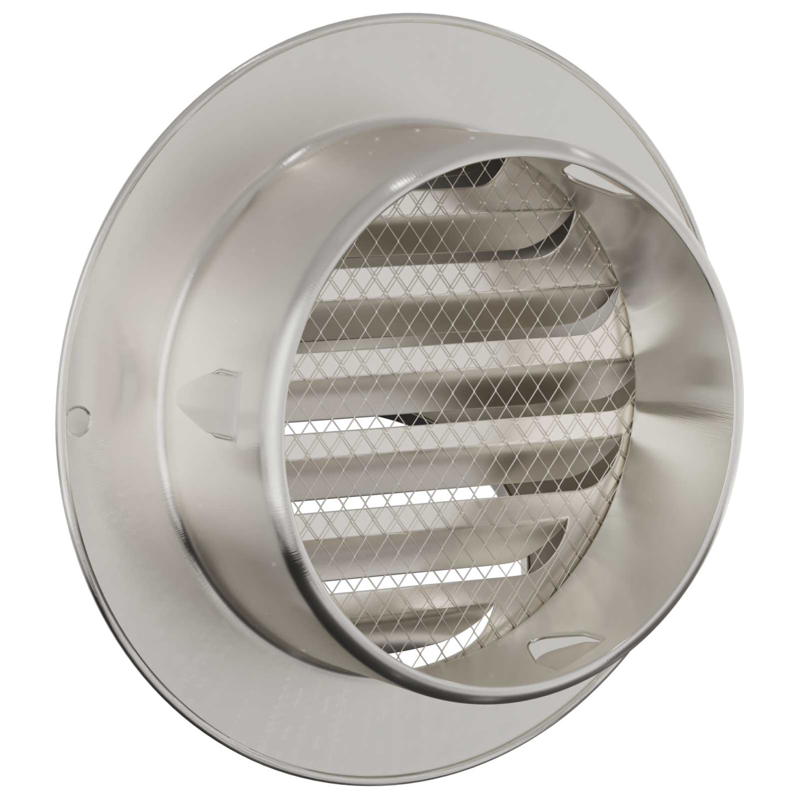 Coperture per ventilazione d'aria 2 pz Argento 80 mm