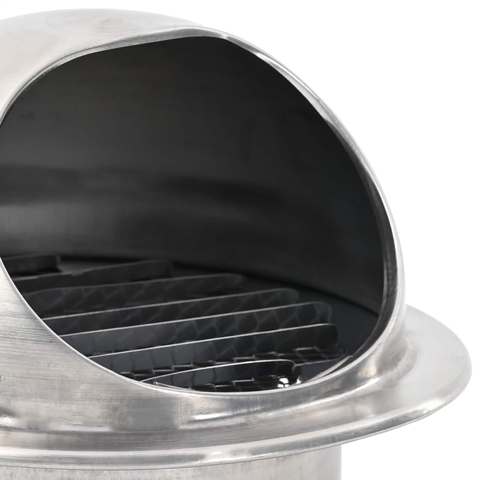 Coperture per ventilazione d'aria 8 pz Argento 80 mm