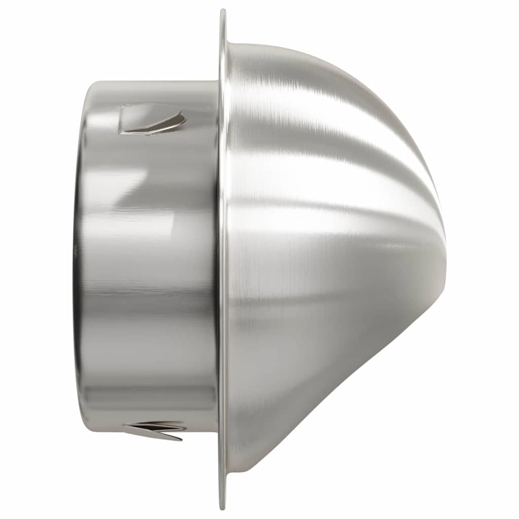 Coperture per ventilazione d'aria 2 pz Argento 100 mm