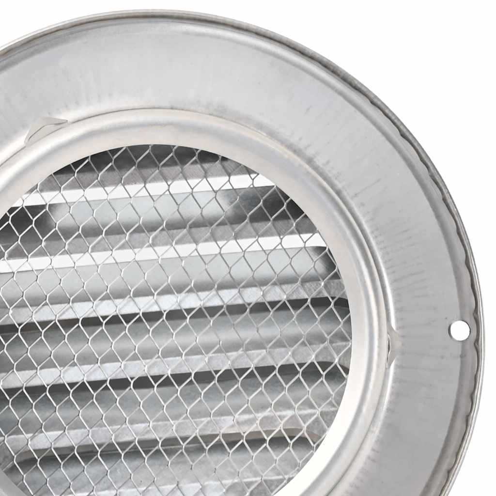 Coperture per ventilazione d'aria 2 pz Argento 100 mm