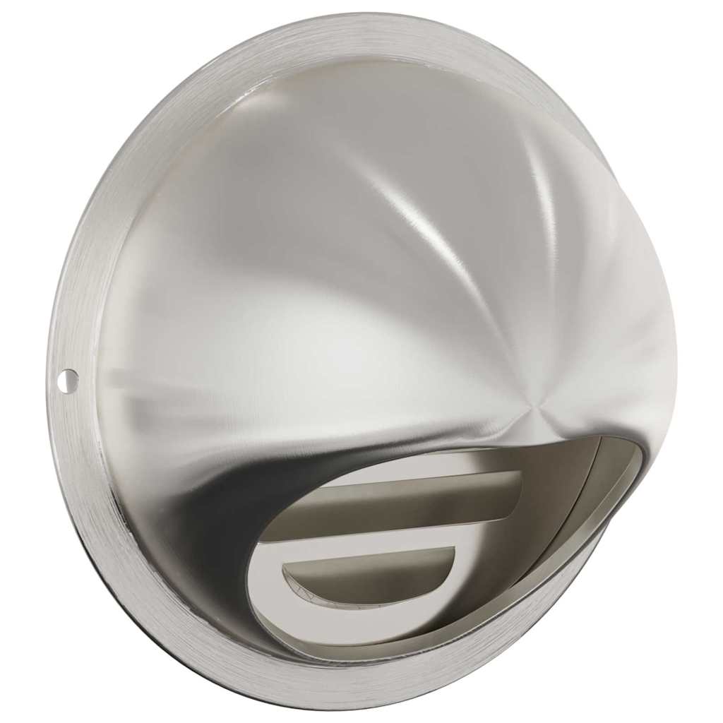 Coperture per ventilazione d'aria 8 pz Argento 100 mm