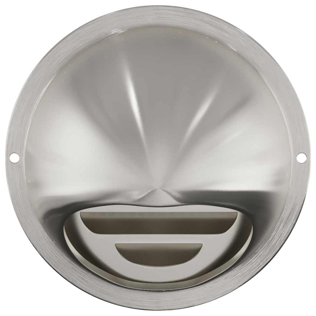 Coperture per ventilazione d'aria 8 pz Argento 100 mm