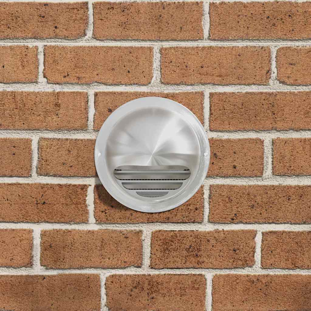 Coperture per ventilazione d'aria 2 pz Argento 150 mm