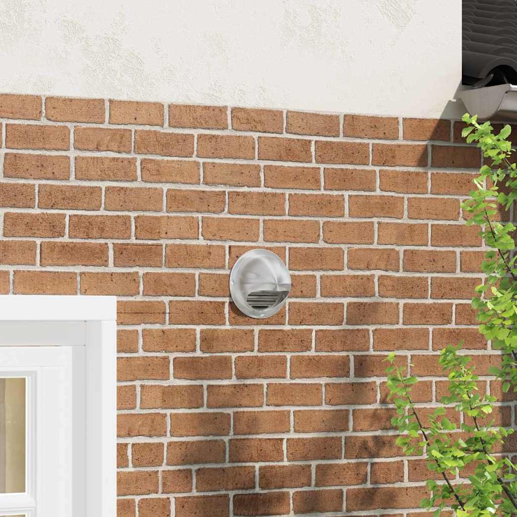 Coperture per ventilazione d'aria 8 pz Argento 150 mm