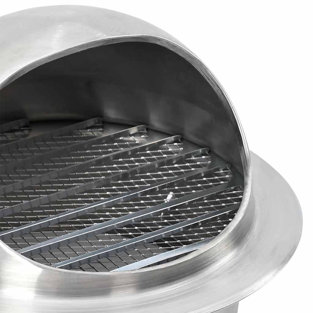 Coperture per ventilazione d'aria 8 pz Argento 200 mm