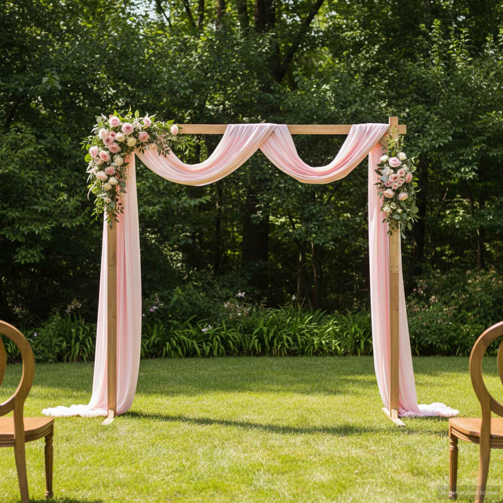Arco Nuziale Marrone Chiaro 225 x 95 x 226 cm