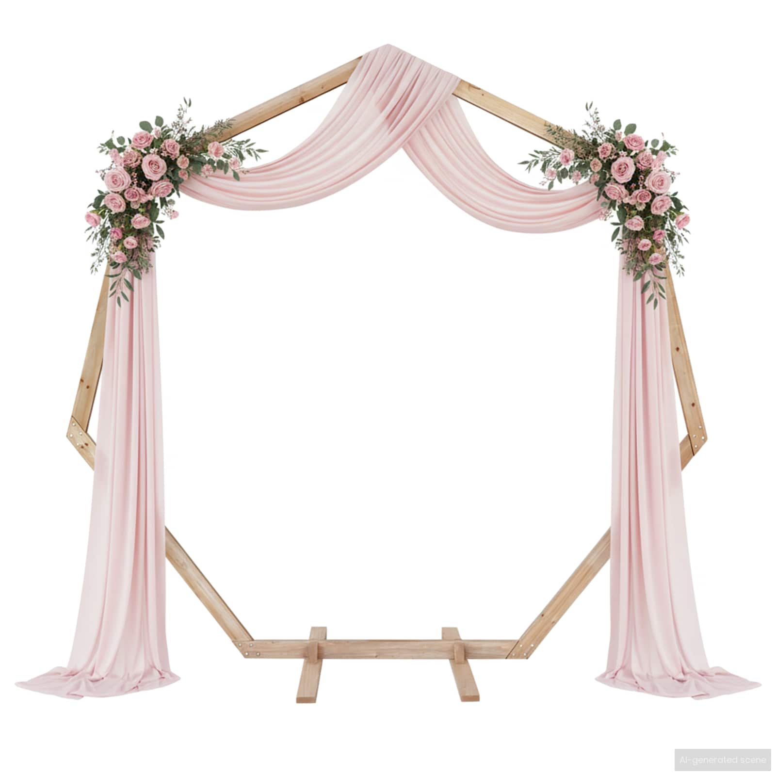 Arco Nuziale Marrone Chiaro 221 x 92 x 216 cm