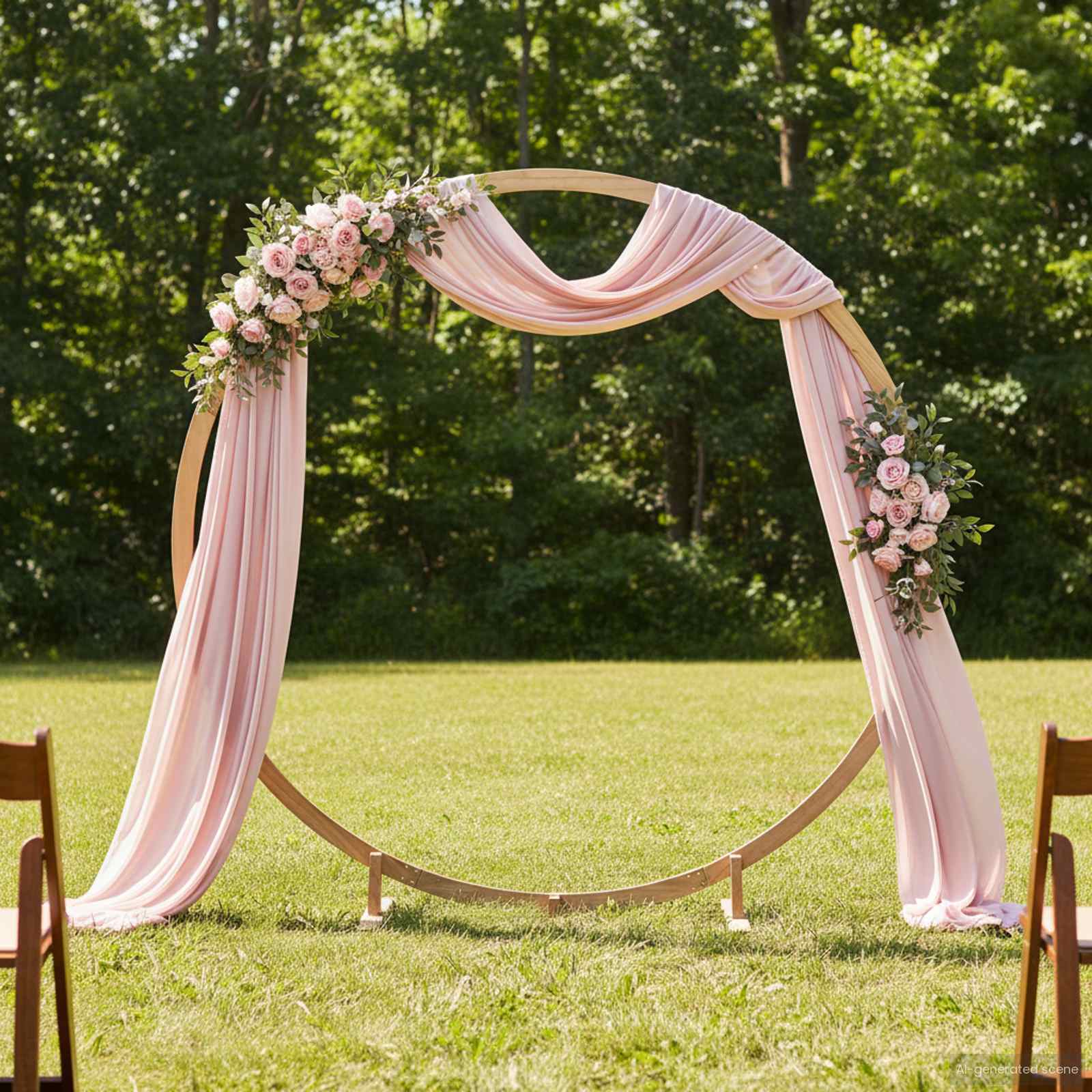 Arco Nuziale Marrone Chiaro 224 x 80 x 220 cm