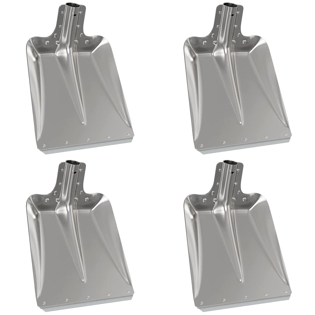 Testa di Pala 4 pz Argento 43 x 32,5 cm Alluminio