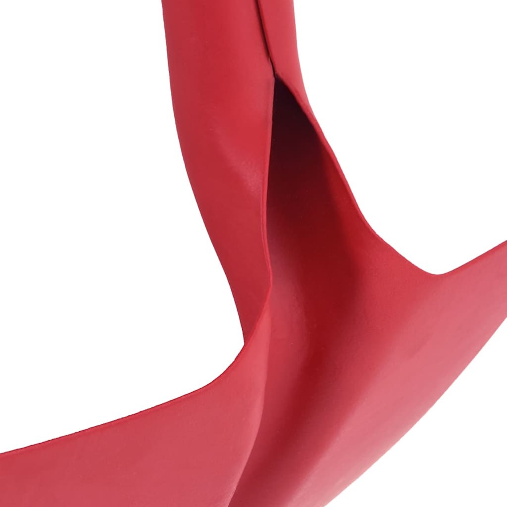 Testa di Pala Rosso 39,5 x 27,5 cm Acciaio verniciato a polvere