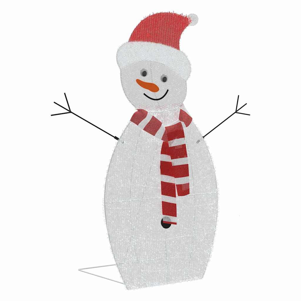 Familia di Pupazzi di Neve Illuminati 3 pz Bianco caldo