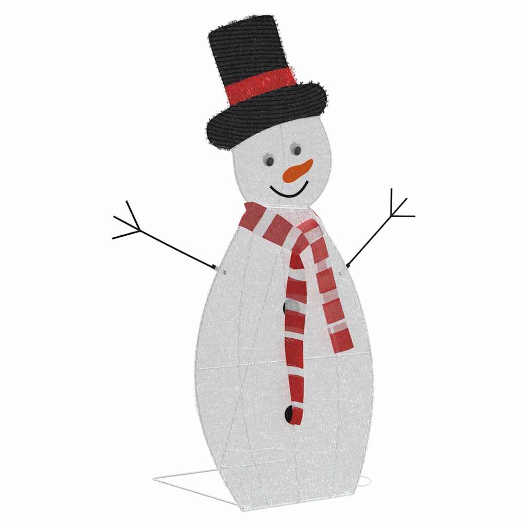 Familia di Pupazzi di Neve Illuminati 3 pz Bianco caldo