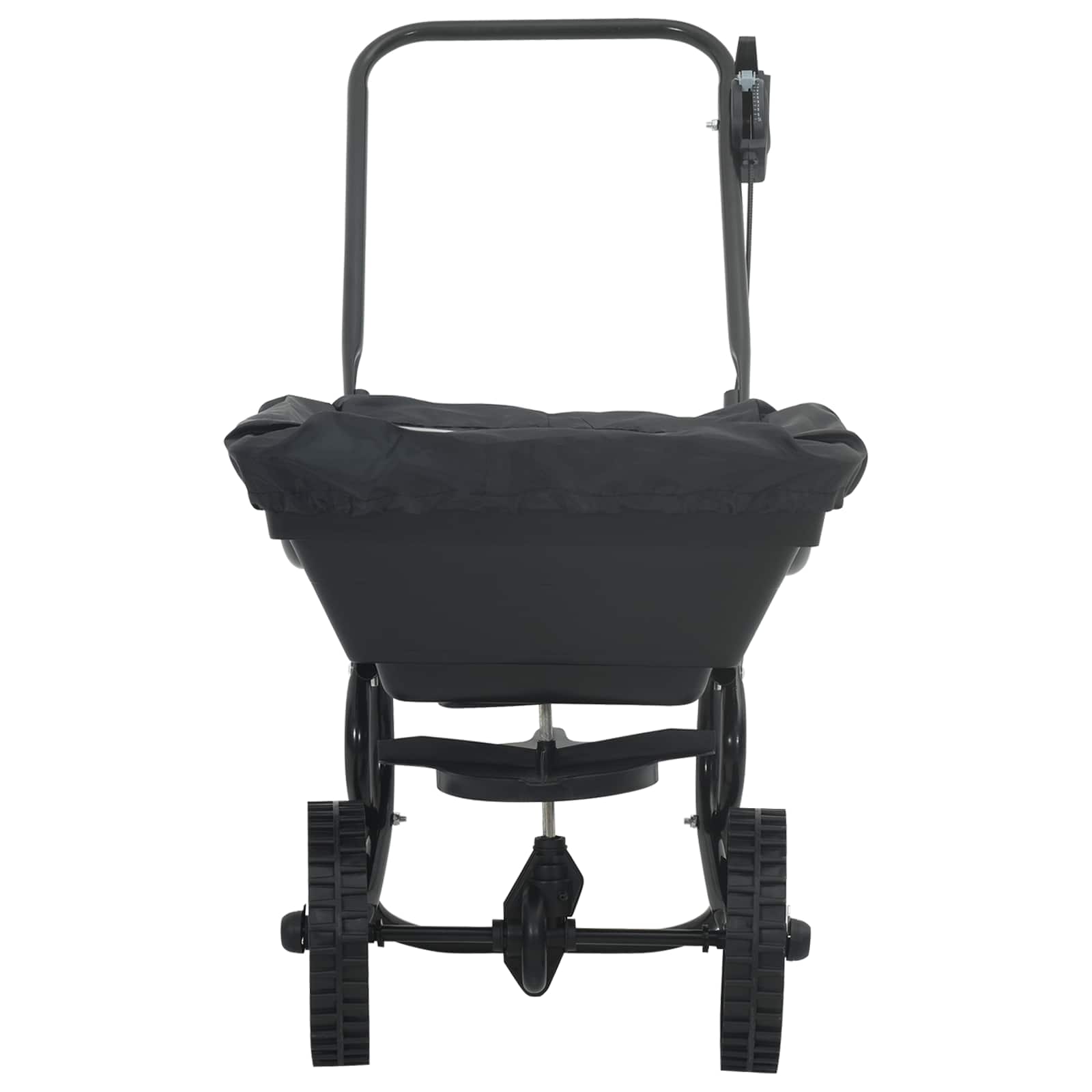Spanditore Nero 82 x 46 x 75 cm PVC e Acciaio