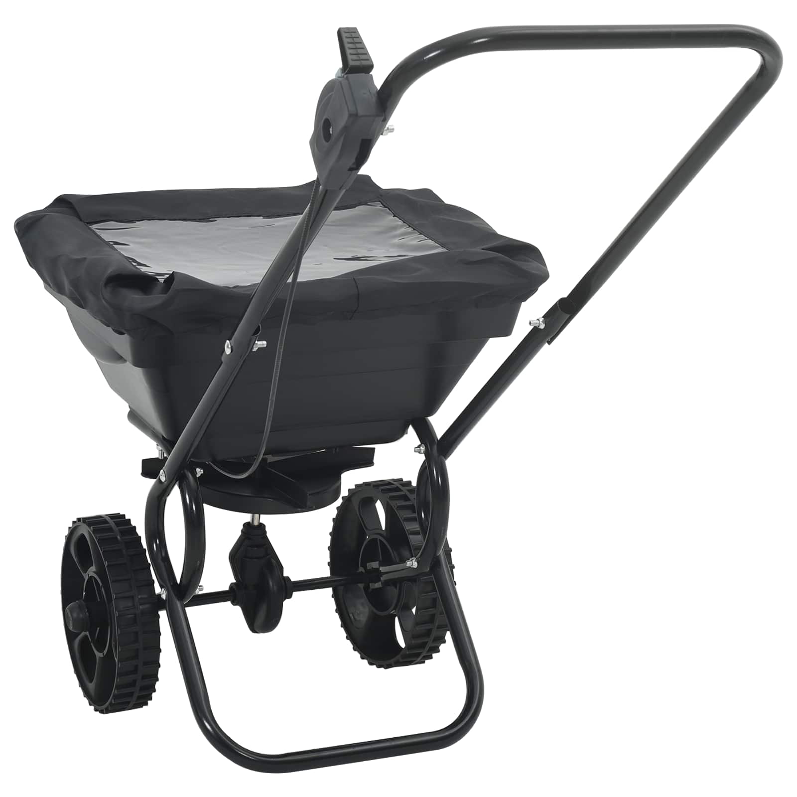 Spanditore Nero 82 x 46 x 75 cm PVC e Acciaio