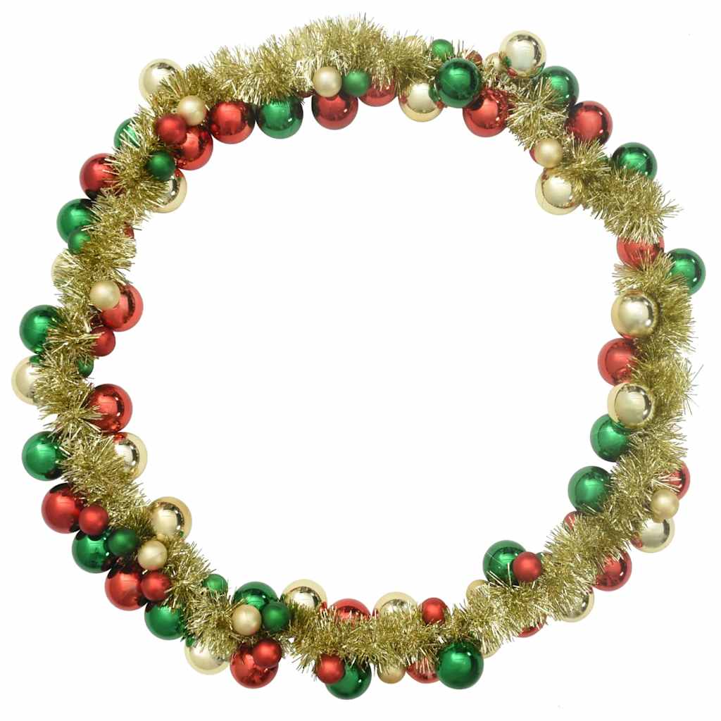Ghirlanda di Palline di Natale Multicolore 186 cm Polistirolo