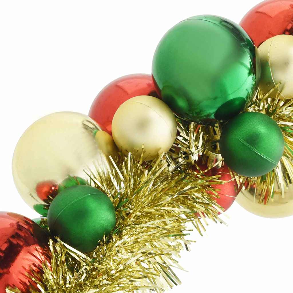 Ghirlanda di Palline di Natale Multicolore 186 cm Polistirolo