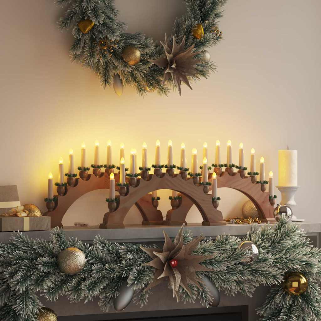 Arco di Candele di Natale con 10 Candele LED 3 pz LED