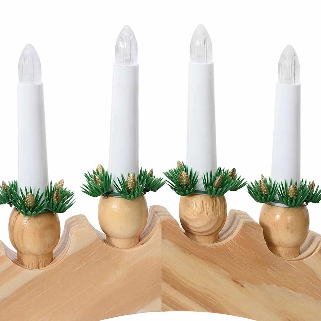 Arco di Candele di Natale con 10 Candele LED 3 pz LED