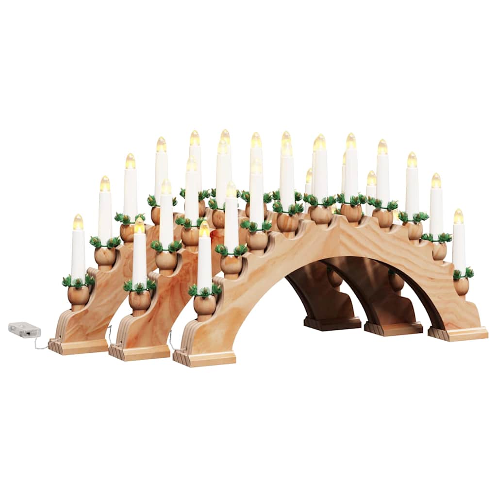 Arco di Candele di Natale con 10 Candele LED 3 pz LED