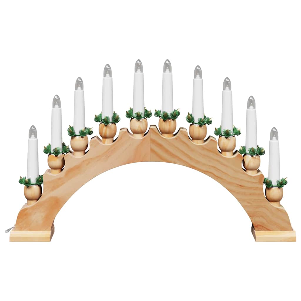 Arco di Candele di Natale con 10 Candele LED 3 pz LED