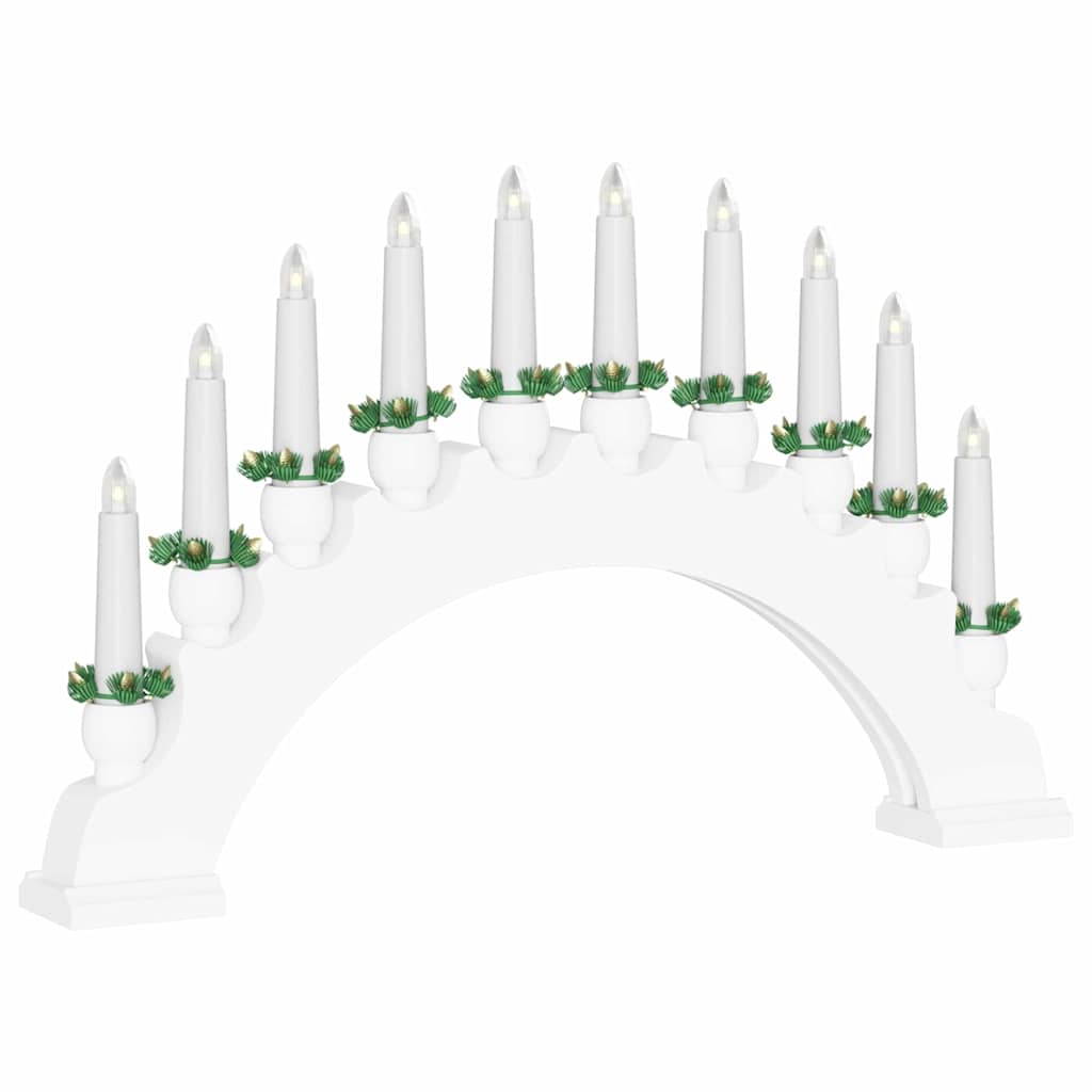 Arco di Candele di Natale con 10 Candele LED LED Bianco caldo