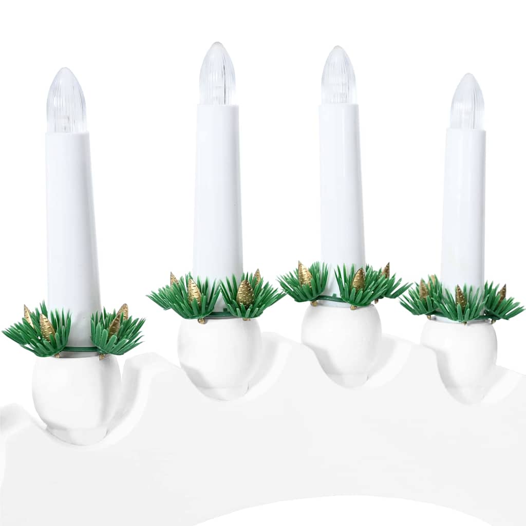 Arco di Candele di Natale con 10 Candele LED LED Bianco caldo