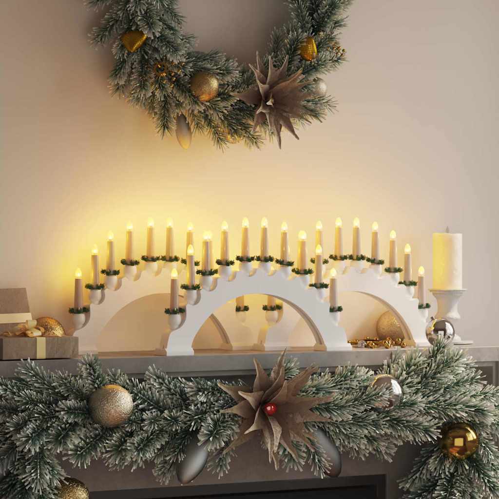 Arco di Candele di Natale con 10 Candele LED 3 pz LED