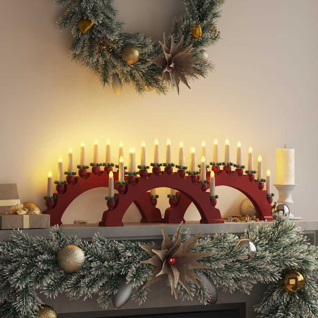 Arco di Candele di Natale con 10 Candele LED 3 pz LED