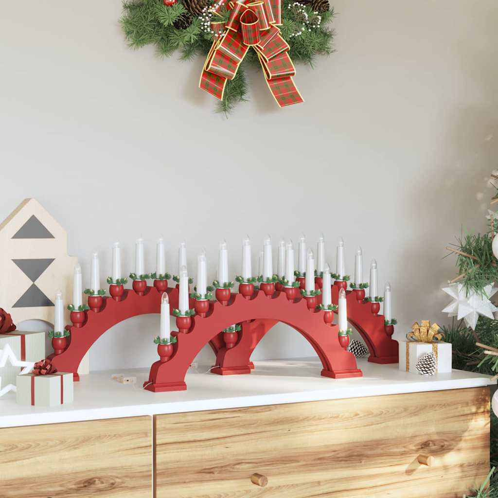 Arco di Candele di Natale con 10 Candele LED 3 pz LED