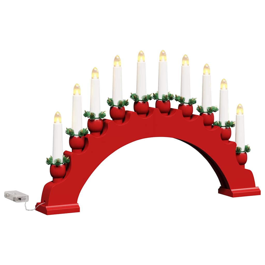 Arco di Candele di Natale con 10 Candele LED 3 pz LED