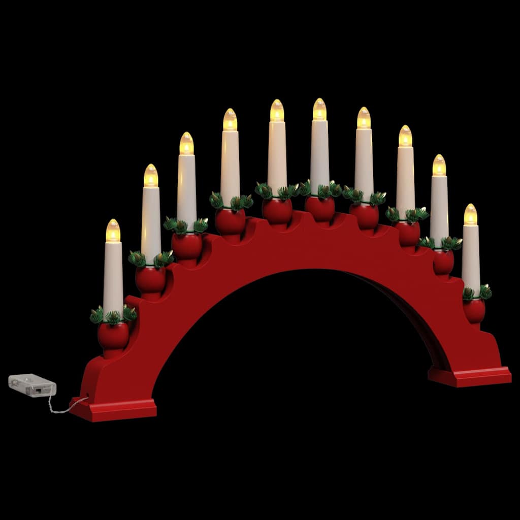 Arco di Candele di Natale con 10 Candele LED 3 pz LED