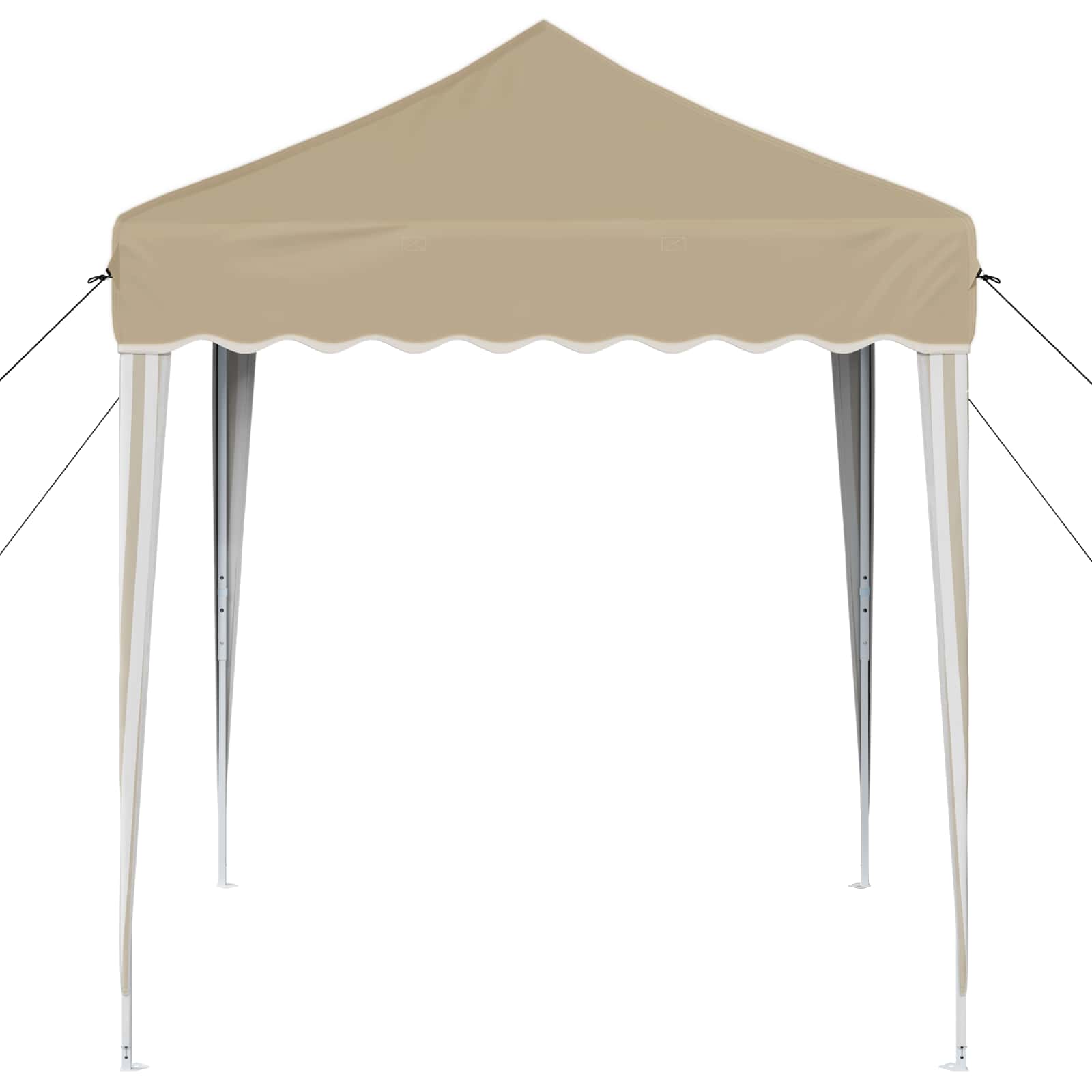 Tenda per feste a pop-up 195 x 195 x 245 cm Crema