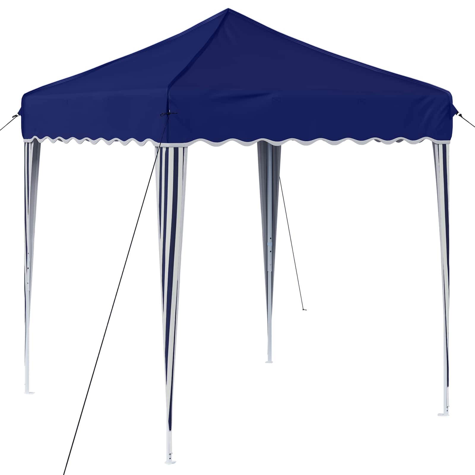 Tenda per feste a pop-up 195 x 195 x 245 cm Blu Tessuto Oxford