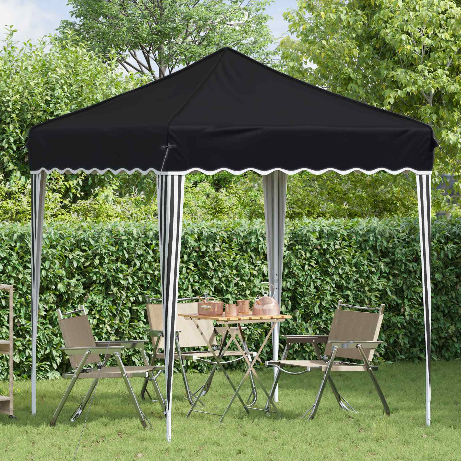 Tenda per feste a pop-up 195 x 195 x 245 cm Antracite