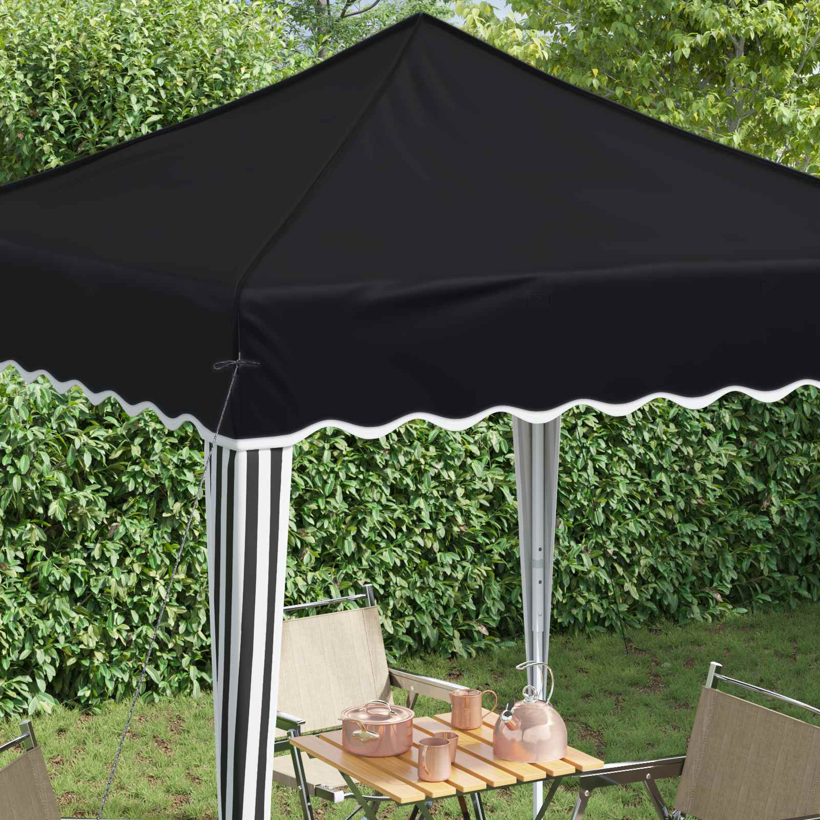 Tenda per feste a pop-up 195 x 195 x 245 cm Antracite