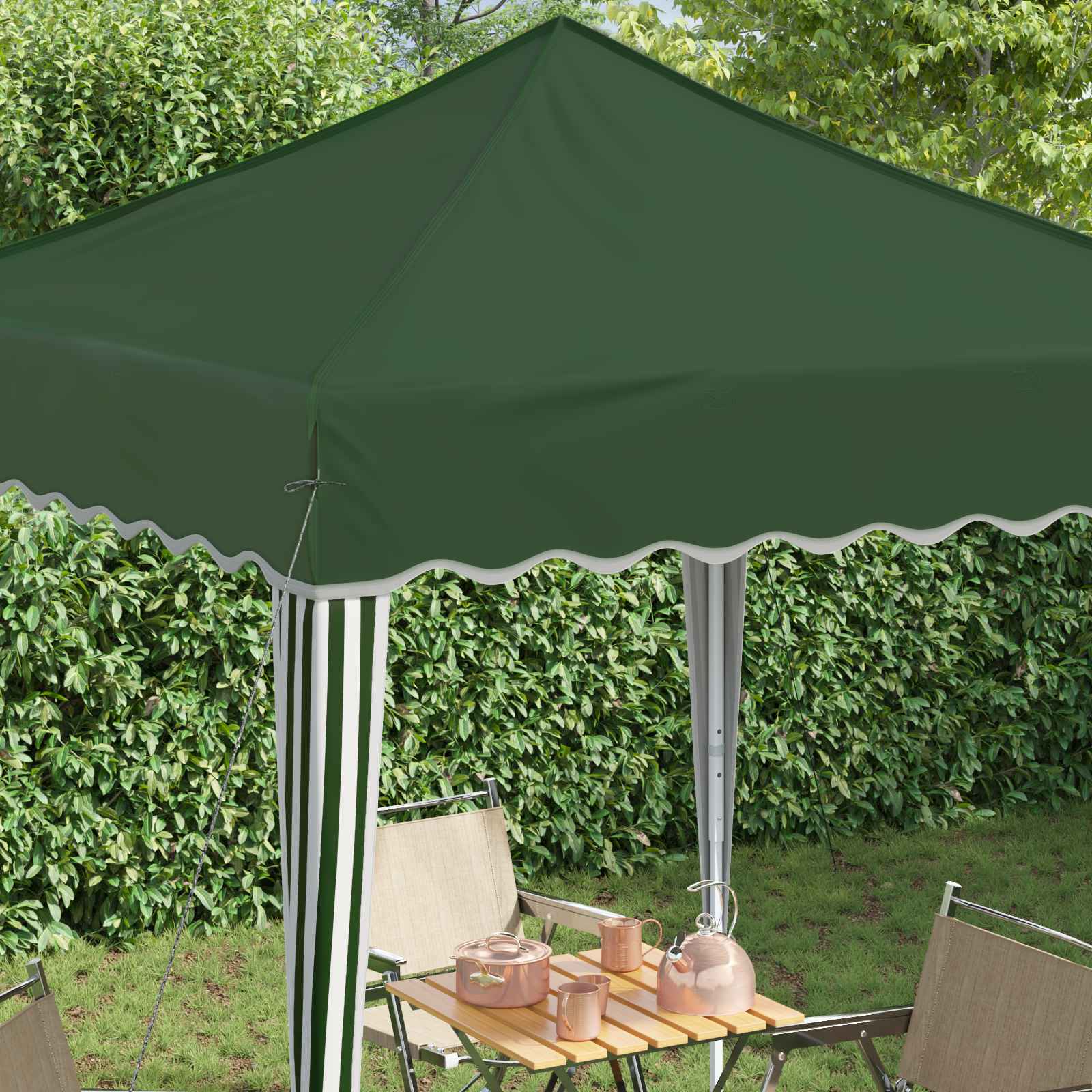Tenda per feste a pop-up 195 x 195 x 245 cm Verde