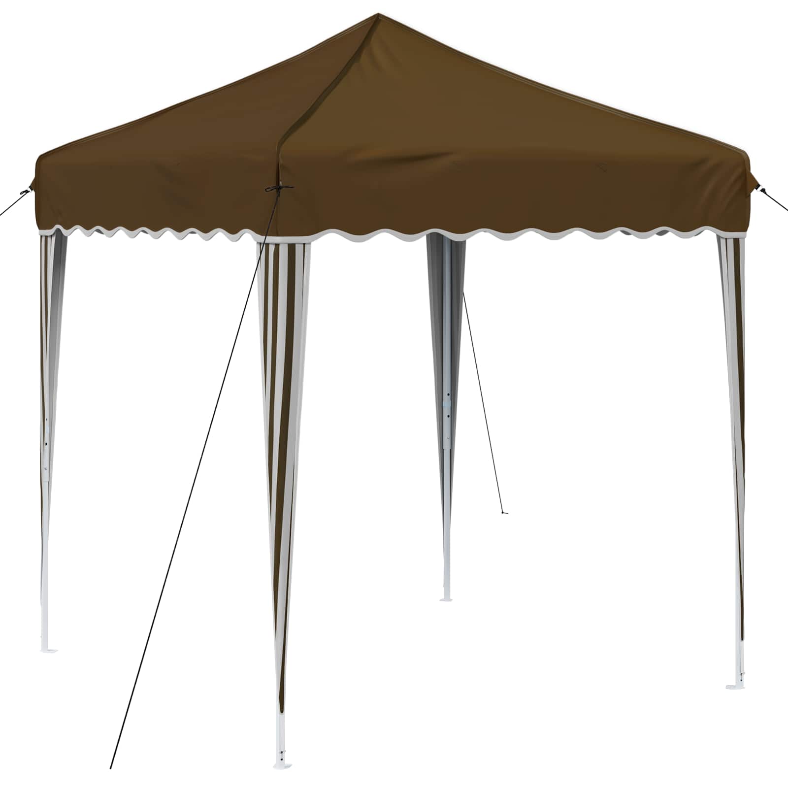 Tenda per feste a pop-up 195 x 195 x 245 cm Tortora