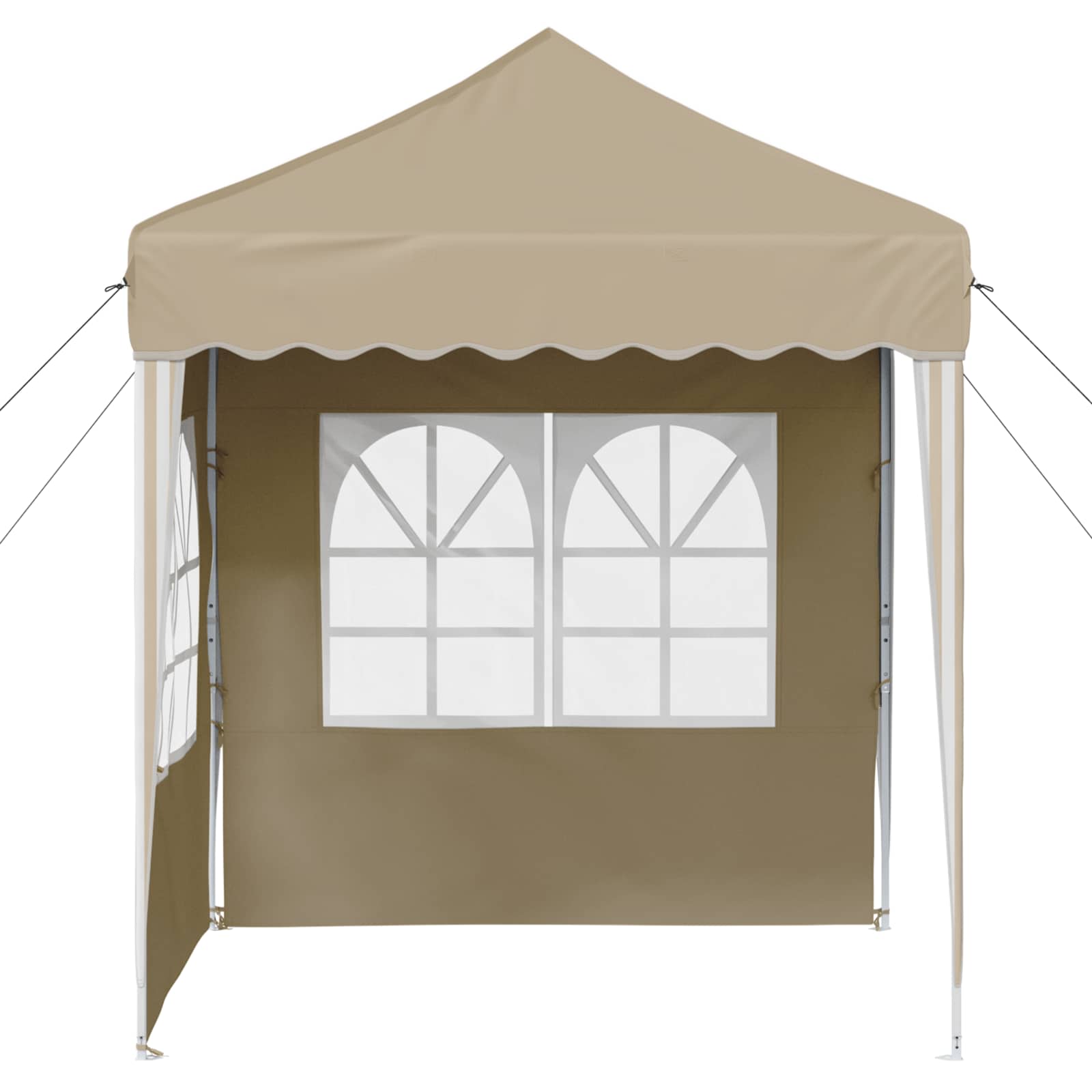 Tenda per feste a pop-up 195 x 195 x 245 cm Crema