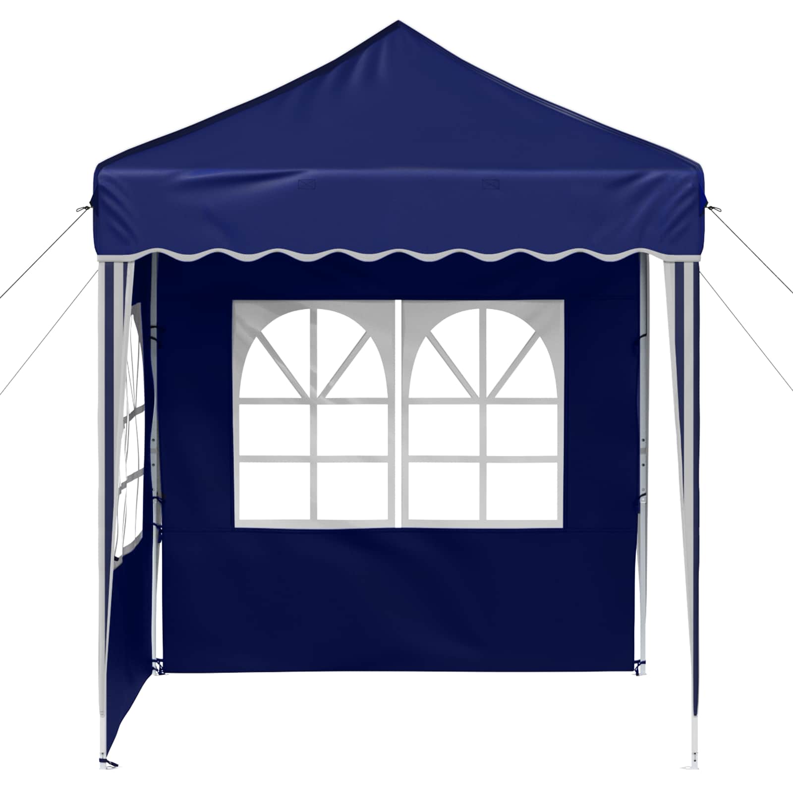 Tenda per feste a pop-up 195 x 195 x 245 cm Blu Tessuto Oxford