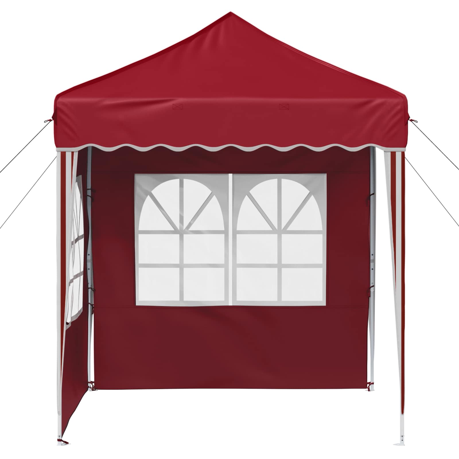 Tenda per feste a pop-up 195 x 195 x 245 cm Borgogna