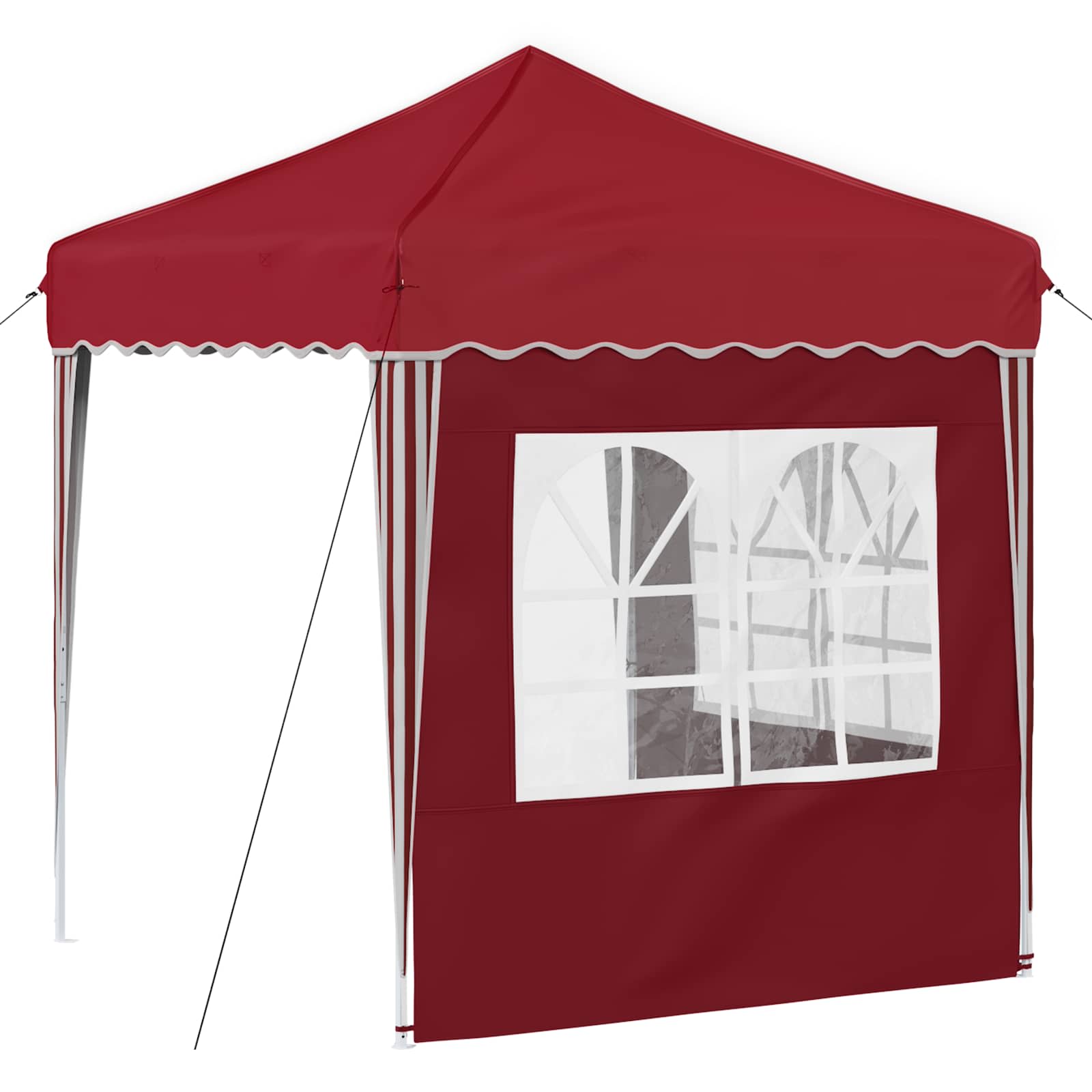 Tenda per feste a pop-up 195 x 195 x 245 cm Borgogna