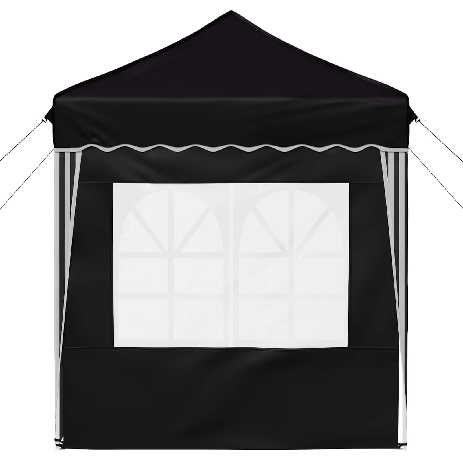 Tenda per feste a pop-up 195 x 195 x 245 cm Nero Tessuto Oxford